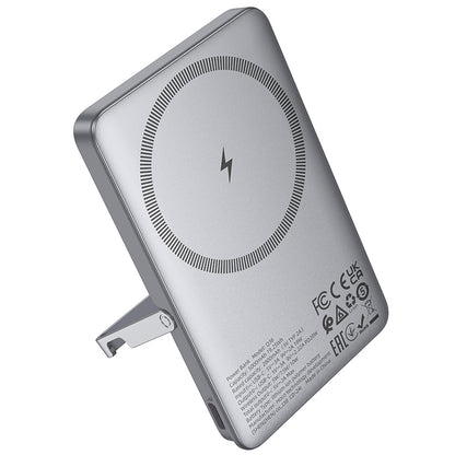 HOCO Q36 PD20W 5000mAh MagSafe Magnetic Wireless Charging Power Bank with Stand (3C/CCC Certified) (A+)