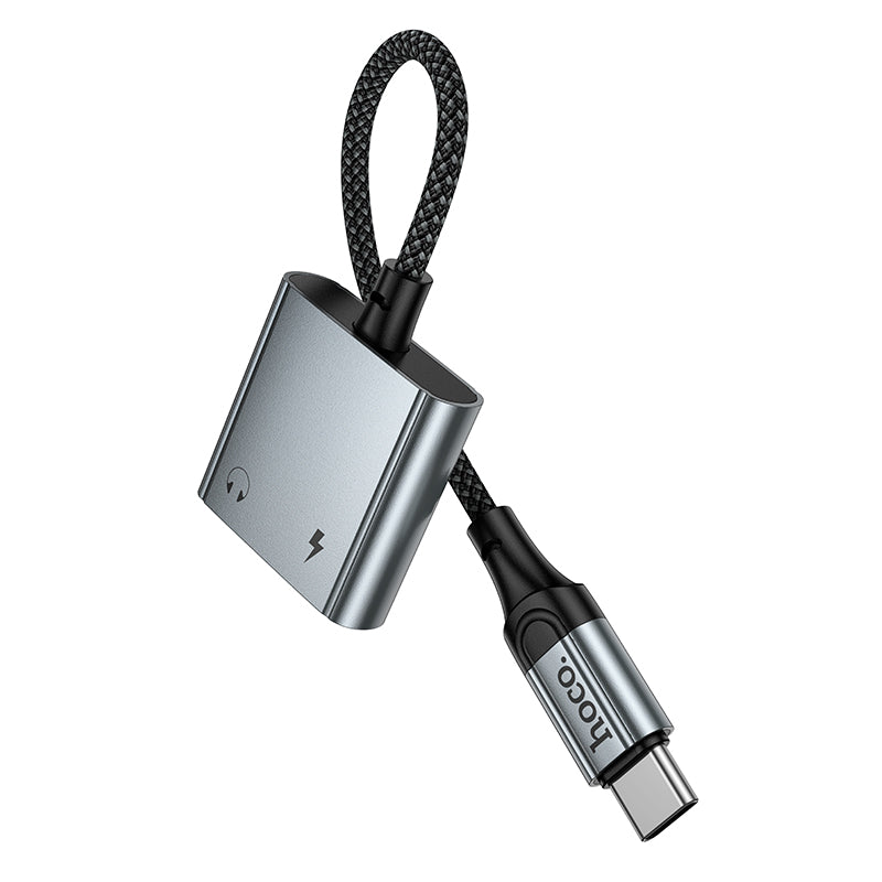 HOCO UPA34 Adapter Type-C to Type-C + 3.5mm Digital Audio Converter
