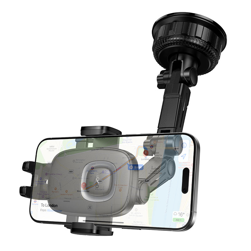 HOCO H89 Suction Cup Magnetic Car Holder for Windshield/Center Console