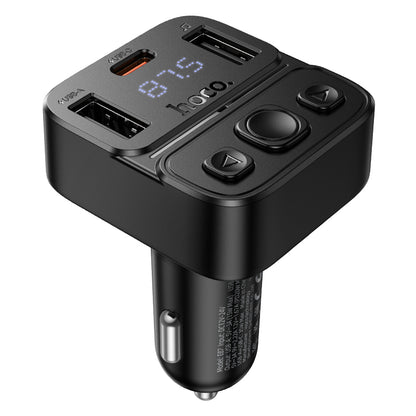HOCO E87 35W(1A1C) Car Charger with Bluetooth + FM Transmitter