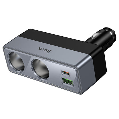 HOCO Z65B Dual Cigarette Lighter(PD48W/1A1C) Car Charger