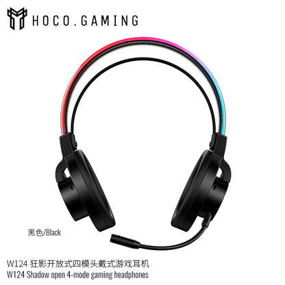 W124 Shadow open 4-mode gaming headphones