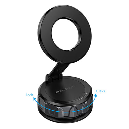 HOCO BOROFONE BH140 Suction Cup Magnetic Ring Car Holder