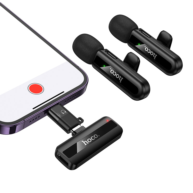 HOCO L20A Wireless Microphone (Lightning/Type-C)