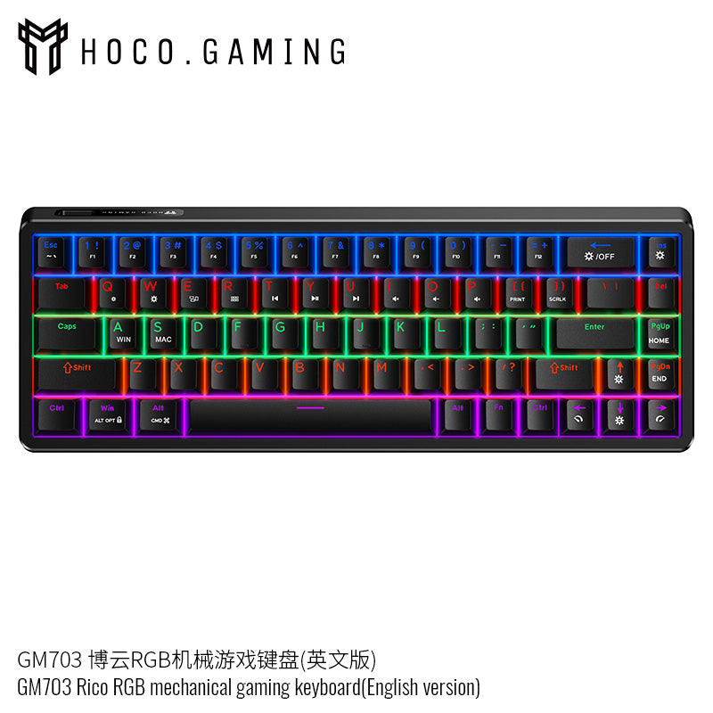 GM703 Rico RGB mechanical gaming keyboard