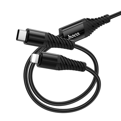 HOCO X123 Type-C to Type-C + Lightning 2 in 1 Charging Cable 1m