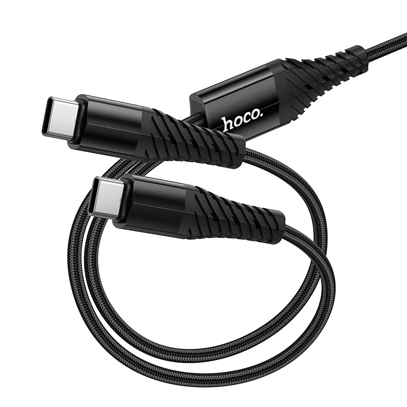 HOCO X123 Type-C to Type-C x 2 2 in 1 Charging Cable 1m