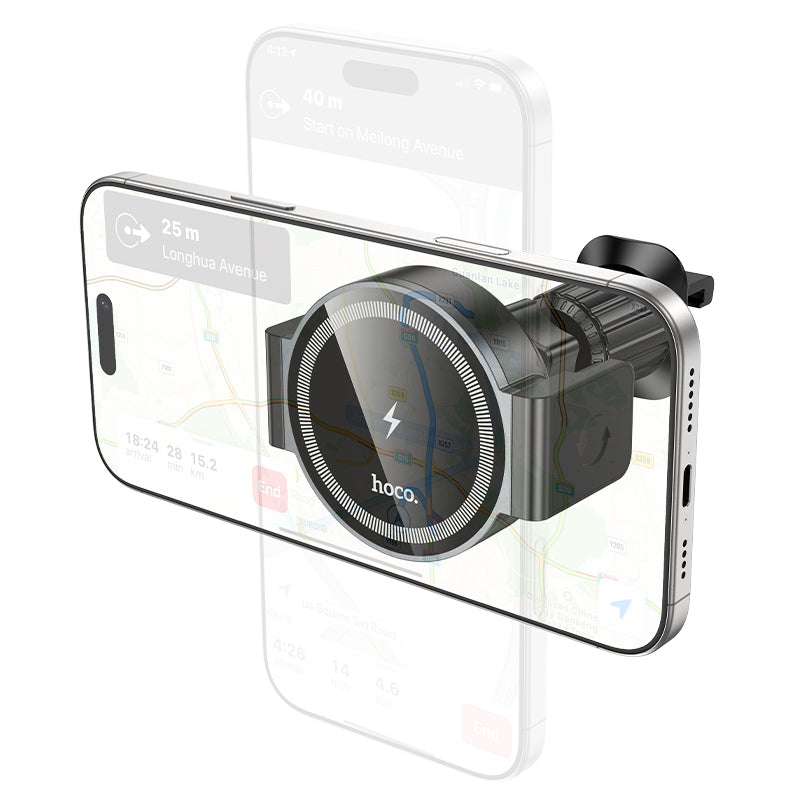 HOCO HW35 Wireless Charging Car Holder for Air Outlet