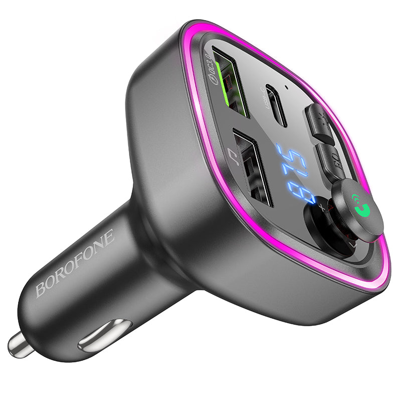 HOCO BC48 QC3.0 Car Charger with Bluetooth 5.0 + FM Transmitter