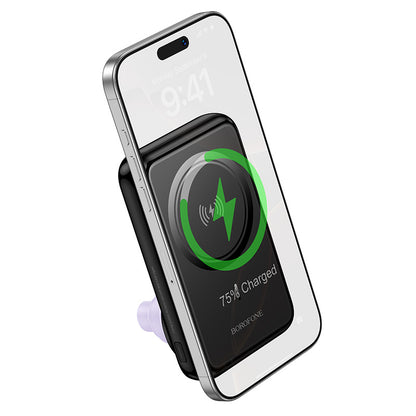 HOCO BOROFONE BJ83 10000mAh 22.5W + PD20W Wireless Charging Power Bank with Stand