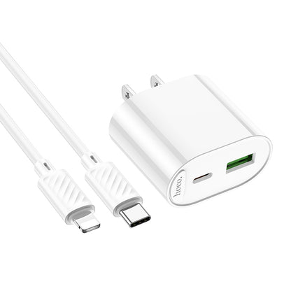 HOCO C109 PD20W + QC3.0 Dual-port Charger (US) Set