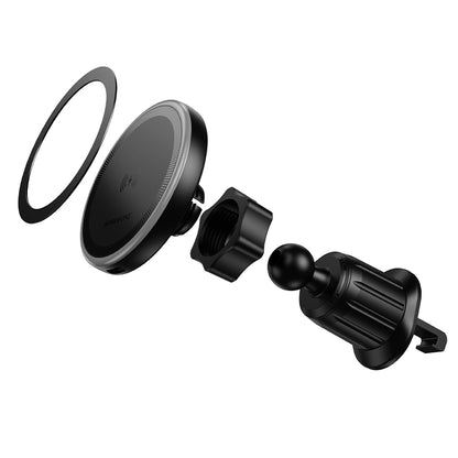 HOCO BOROFONE BH224 Magnetic Wireless Fast Charging Car Holder for Air Outlet