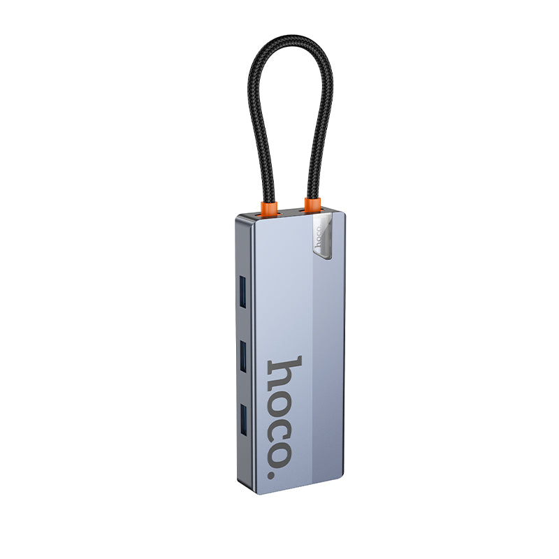 HOCO HB51 Type-C to HDTV + RJ45 + PD + 3xUSB3.0 6-in-1 Converter/Adapter/Hub