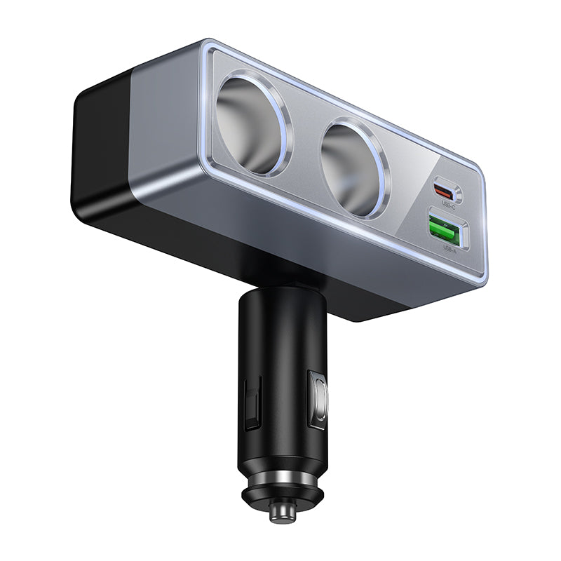 HOCO Z65B Dual Cigarette Lighter(PD48W/1A1C) Car Charger