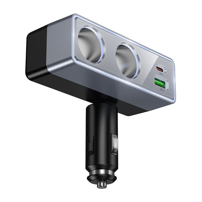 HOCO Z65B Dual Cigarette Lighter(PD48W/1A1C) Car Charger
