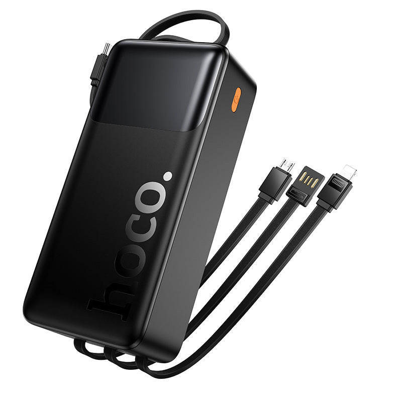 HOCO J156B 22.5W+PD20W 30000mAh Wireless Charging Power Bank with Four Cables