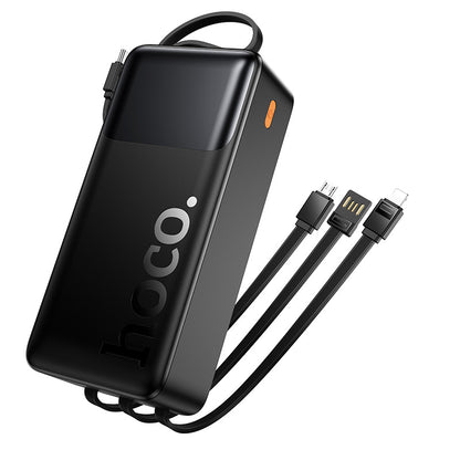 HOCO J156B 22.5W+PD20W 30000mAh Wireless Charging Power Bank with Four Cables