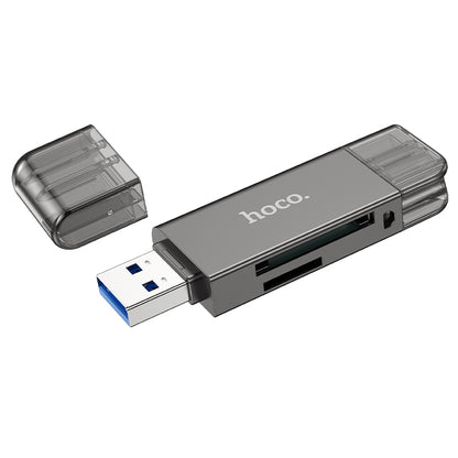 HOCO HB39 USB-A and Type-C 3.0 Card Reader