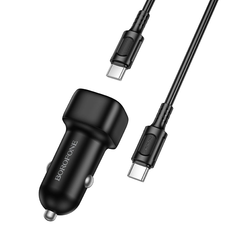HOCO BOROFONE BZ34A PD20W Type-C Car Fast Charger Set (C to C)