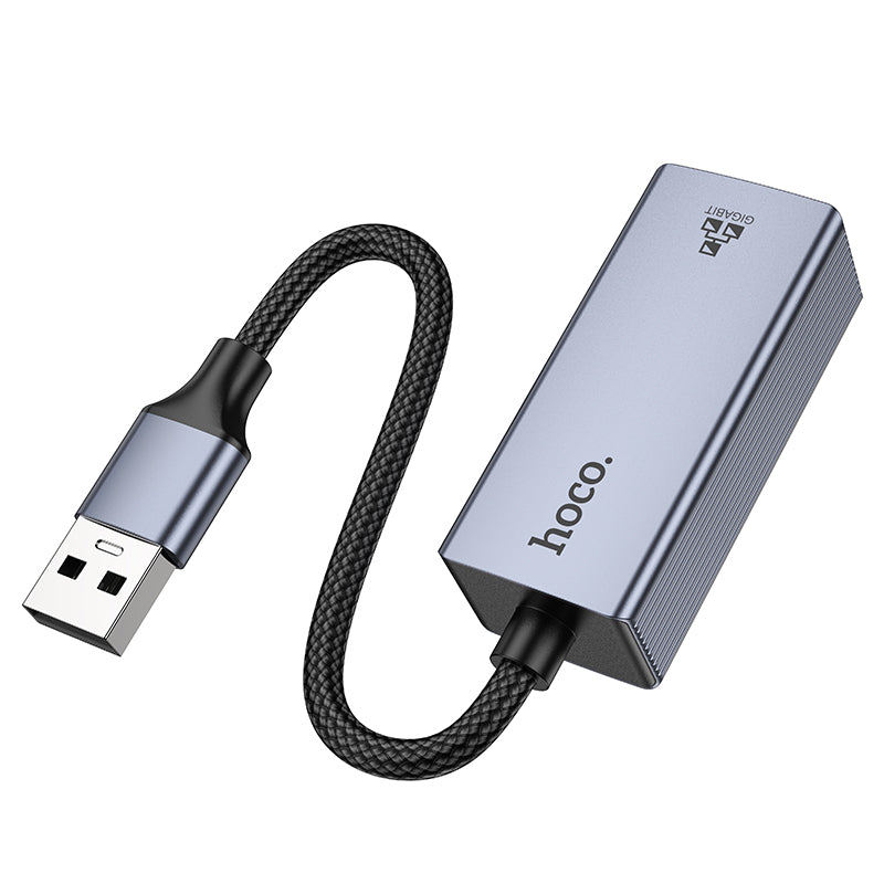 HOCO UA37 USB-A Ethernet Adapter(1000 Mbps)