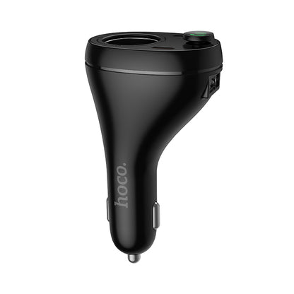 HOCO E88 35W(2C) Cigarette Lighter Car Charger with Bluetooth + FM Transmitter