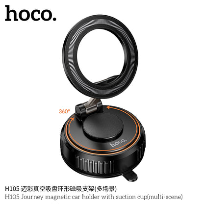 H105 Journey magnetic car holder with suction cup(multi-scene)