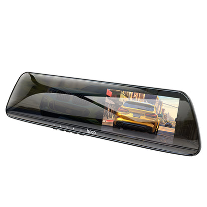 HOCO DV4 Rearview Mirror 4.5-inch Front/Back Driving Recorder(dual-channel)