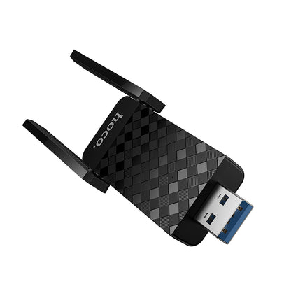 HOCO HI34 WiFi6 USB External Dual Antenna Wireless Network Card