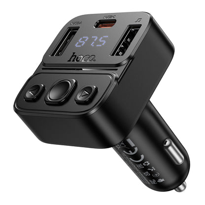 HOCO E87 35W(1A1C) Car Charger with Bluetooth + FM Transmitter