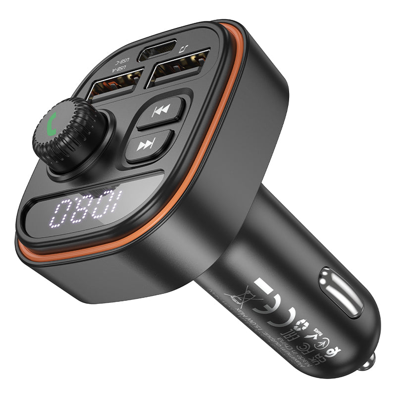HOCO BC59 Car Charger with Bluetooth + FM Transmitter