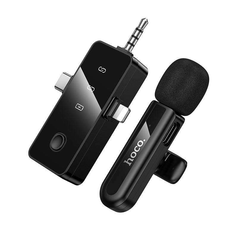 HOCO L20B Wireless Microphone (Lightning/Type-C/3.5)
