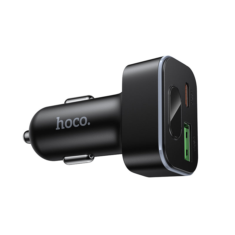 HOCO Z63B 48W QC3.0 Digital Display Car Charger (1C1A)