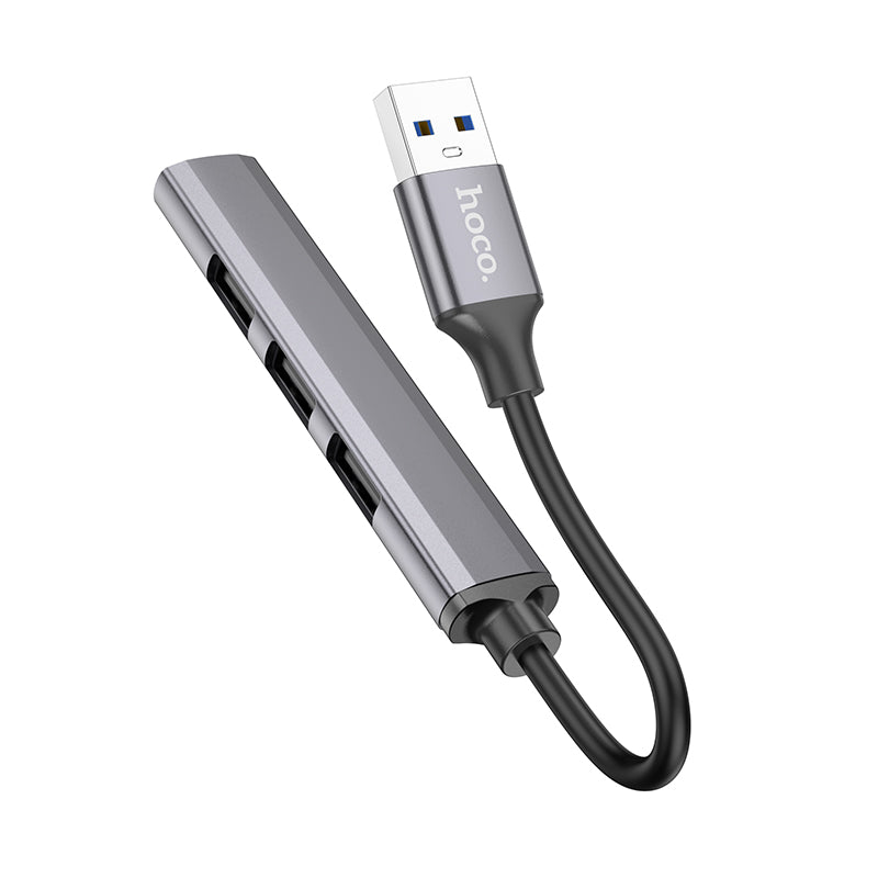 HOCO HB26 4-in-1 USB/Type-C to USB3.0+USB2.0*3 Converter/Adapter/Hub