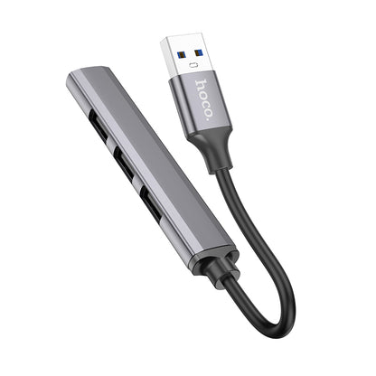 HOCO HB26 4-in-1 USB/Type-C to USB3.0+USB2.0*3 Converter/Adapter/Hub