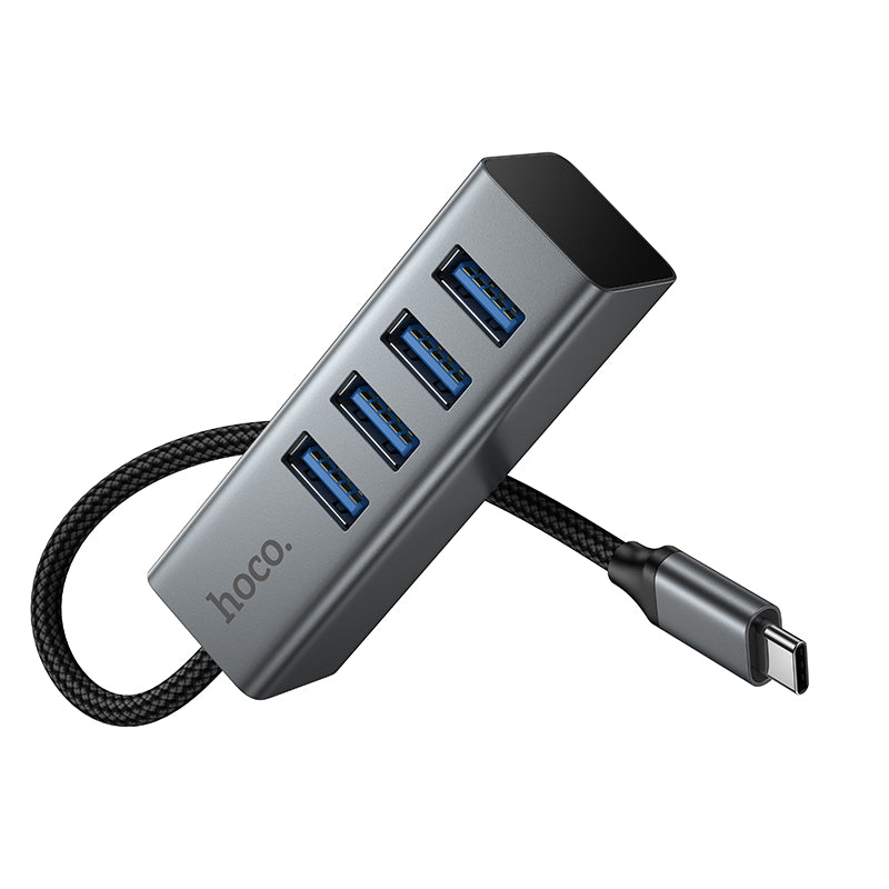 HOCO HB1C 4-in-1 Type-C to USB3.0*4 Converter/Adapter/Hub