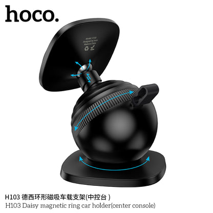 H103 Daisy magnetic ring car holder(center console)