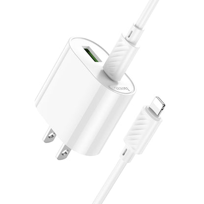 HOCO C109 PD20W + QC3.0 Dual-port Charger (US) Set