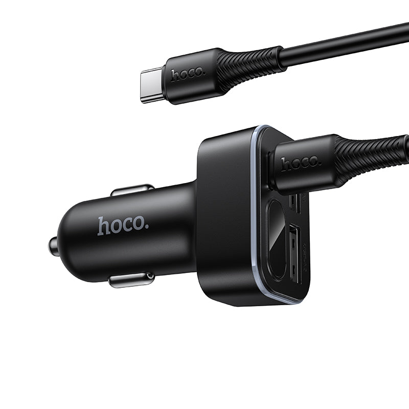 HOCO Z63A 42W Digital Display Car Charger Set (1C2A)