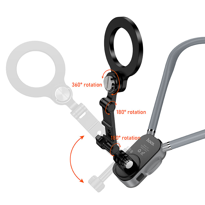 HOCO K31 Hands-Free Magnetic Neck Mount Phone Holder & Action Camera Mount
