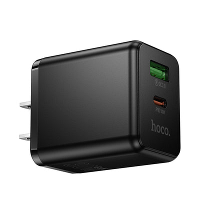 HOCO C157 PD30W+QC3.0 Dual-port Multi-Protocol Charger (US)