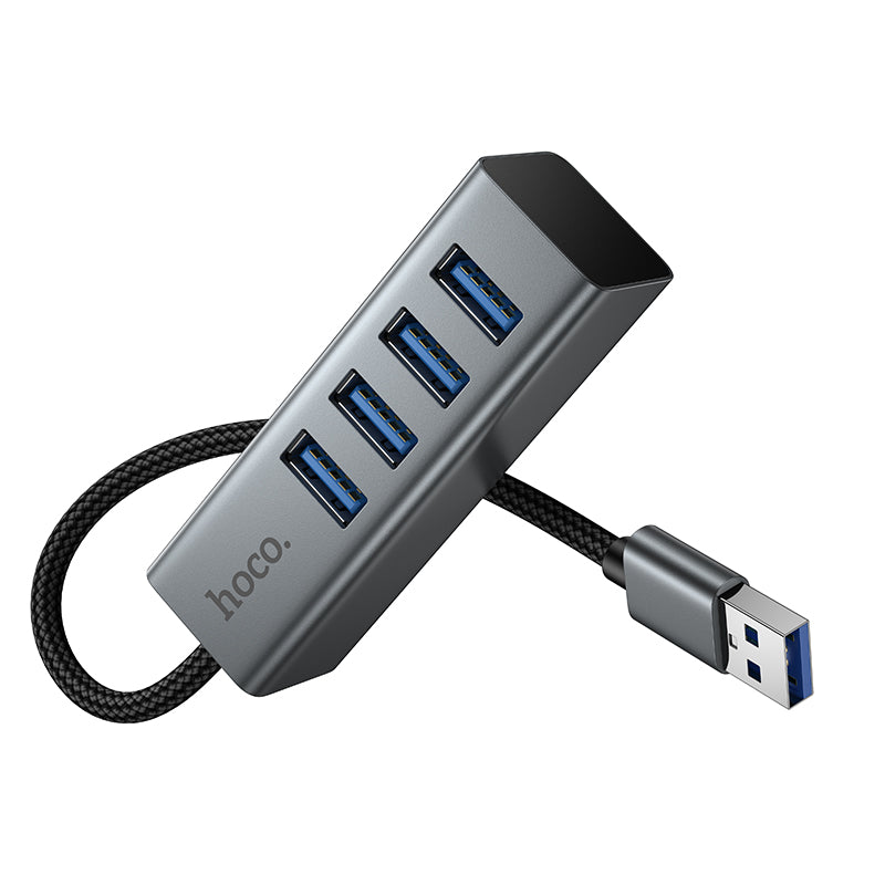 HOCO HB1B 4-in-1 USB to USB3.0*4 Converter/Adapter/Hub