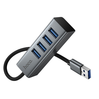 HOCO HB1B 4-in-1 USB to USB3.0*4 Converter/Adapter/Hub