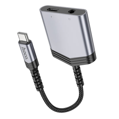 HOCO LS39 Adapter Type-C + Type-C to 3.5mm Female Audio Converter 15cm