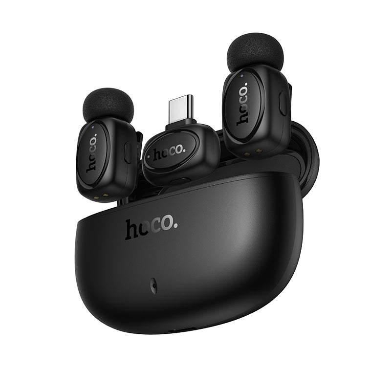 HOCO L19 Dual-Mic Mini Wireless Microphone (Lightning/Type-C)