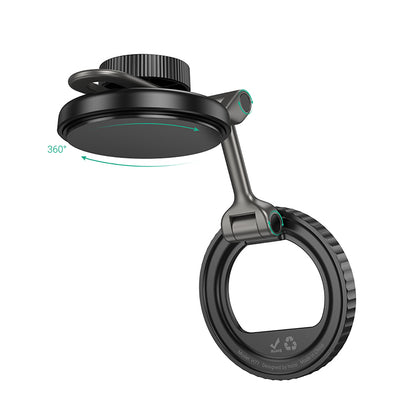HOCO H77 Folding Ring Magnetic Car Holder for Dashboard/Center Console