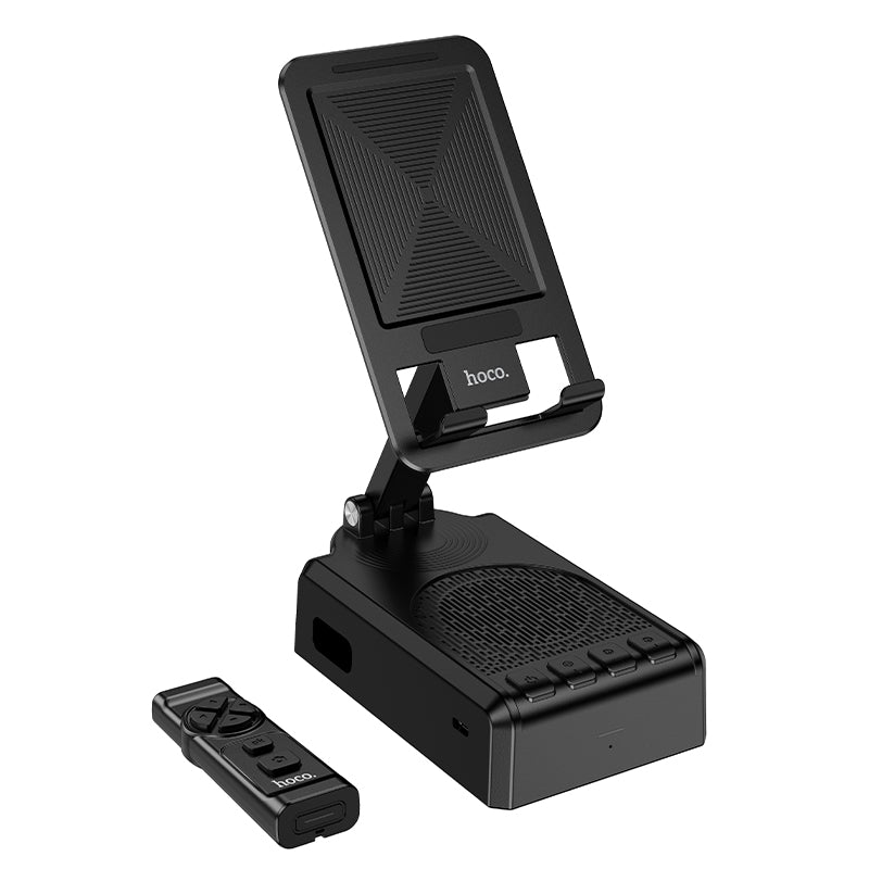 HOCO HC45 Multifunctional Phone Holder Wireless Bluetooth Speaker with Remote Control