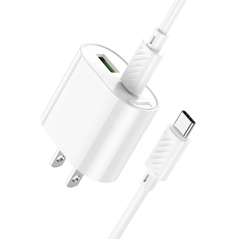 HOCO C109 PD20W + QC3.0 Dual-port Charger (US) Set