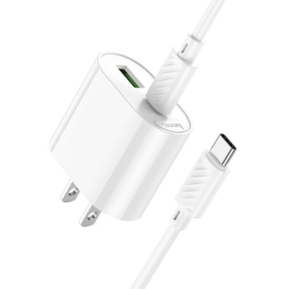 HOCO C109 PD20W + QC3.0 Dual-port Charger (US) Set