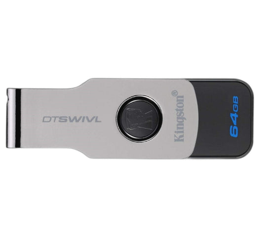 Kingston DTSWIVL DataTraveler SWIVL USB Drive 64GB