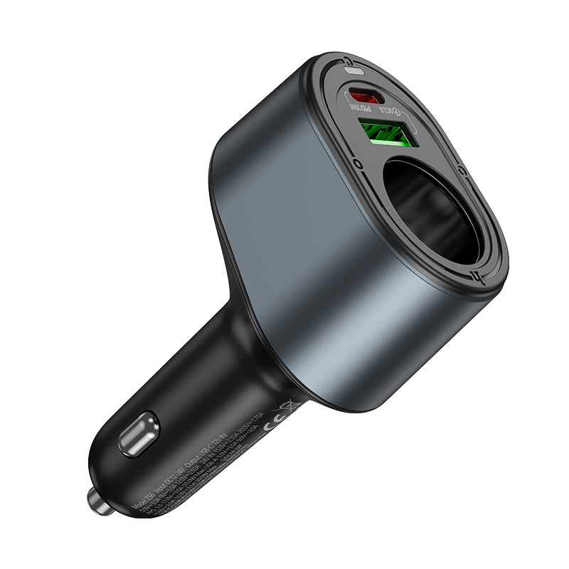 HOCO Z56 PD35W + QC3.0 Car Charger with Cigarette Lighter